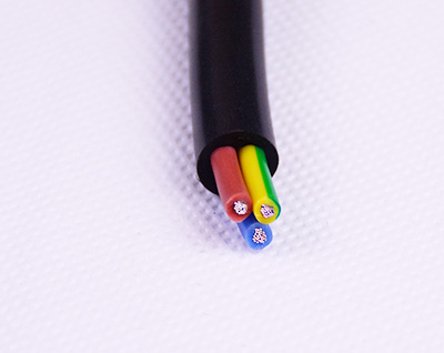 3 Core Silicone Insulation Cable Wrie 8.9mm 