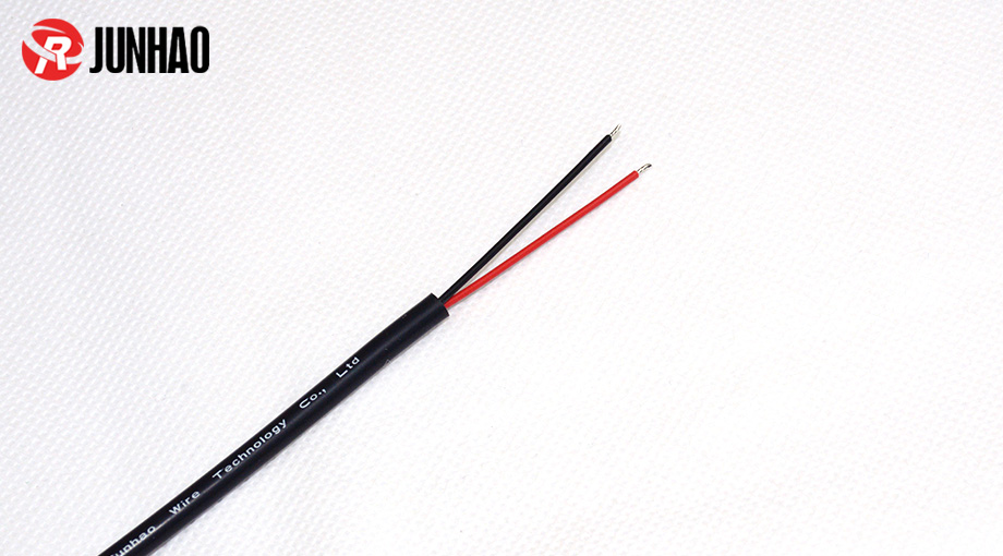 2 core teflon tin dipped wire with silicone jacket 
