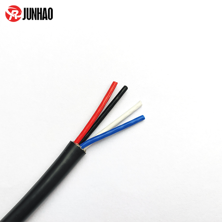 18awg 4 Core PVC Insulation Jacket FEP Coating Silver Plated Copper Wire 1