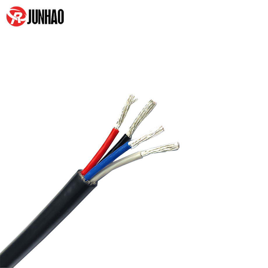18awg 4 Core PVC Insulation Jacket FEP Coating Silver Plated Copper Wire 3