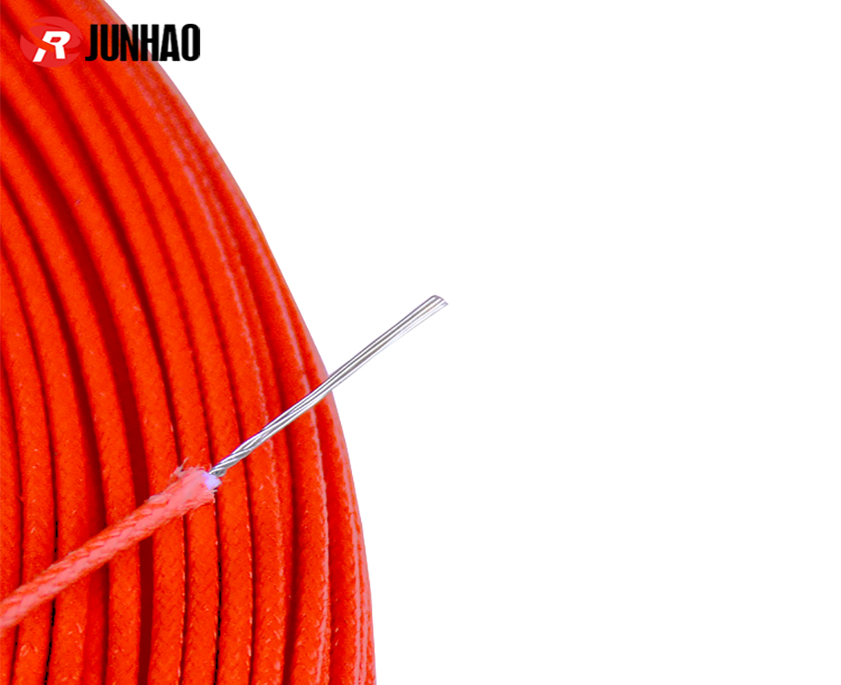 UL3122 24awg Fiberglass Braided Electrical Cable Silicone Rubber Insulated Wire 1