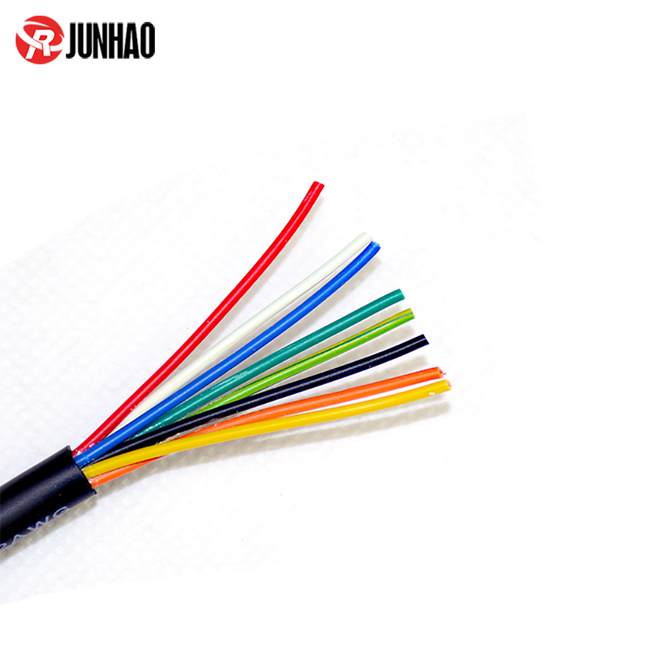 Flexible 24AWG 8 Core  6.8mm cable, PVC Insulated Cable 1