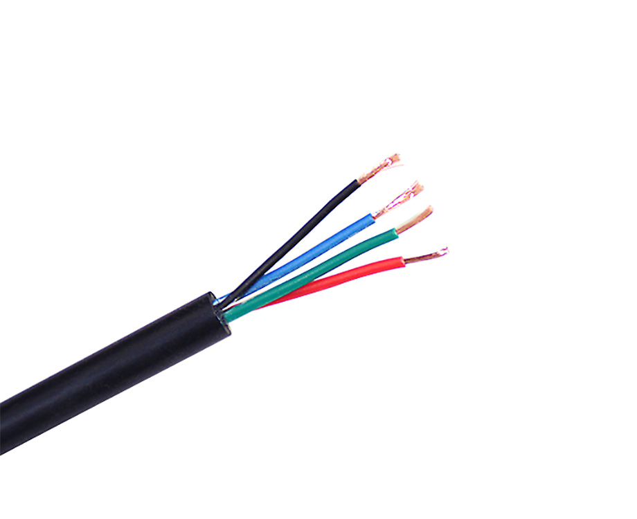 Control Cable Supplier 4 Core 24AWG PVC Insulated Bare Copper Wire