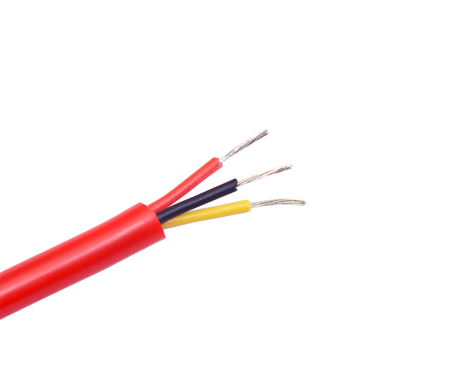 Silicone Insulation Flexible 3 Core Cable in Power Cables 24 awg Wire for Led Lighting 3