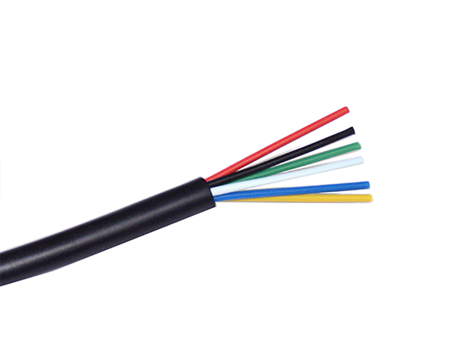 6 core silicone+pvc cable 6.0mm