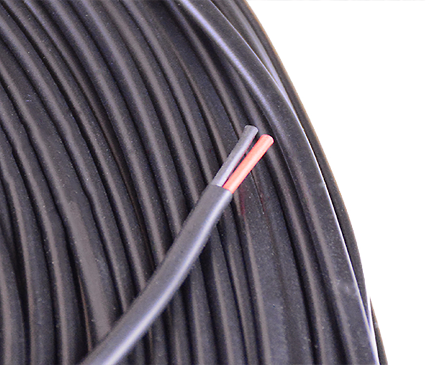 2 core silicone+pvc cable 2.0*2.8mm