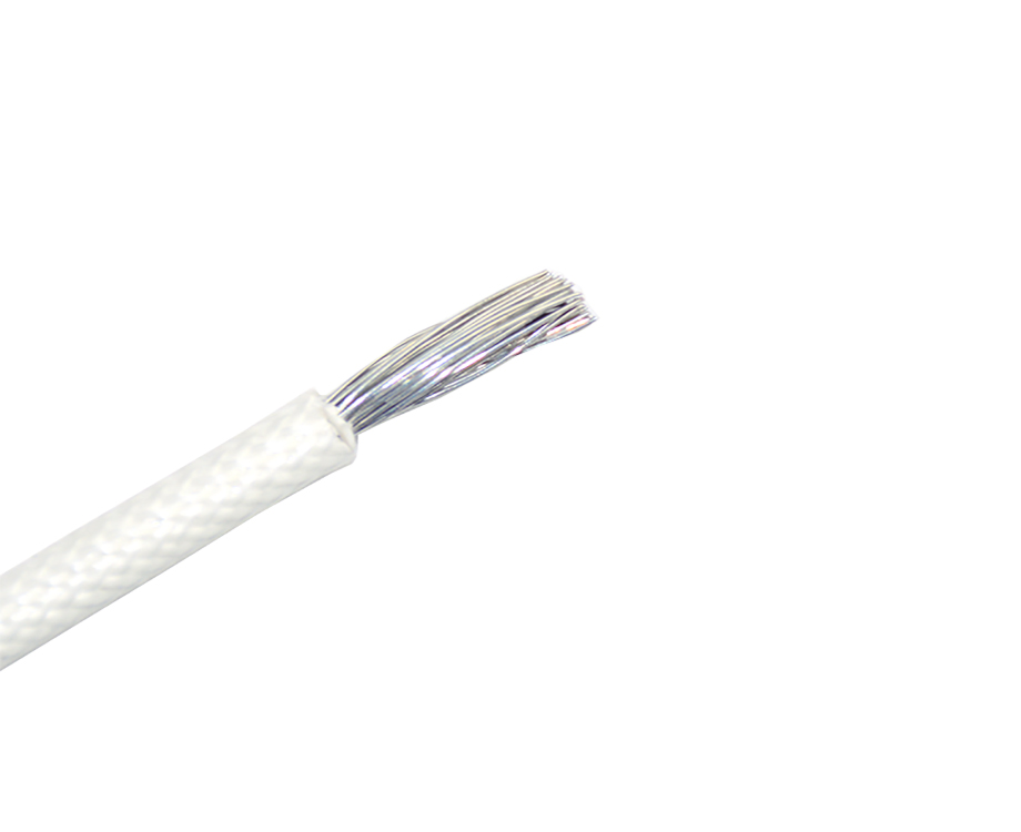 Flexible UL3122 12 awg Silicone Rubber and Fiberglass Braided Wire Cable 1