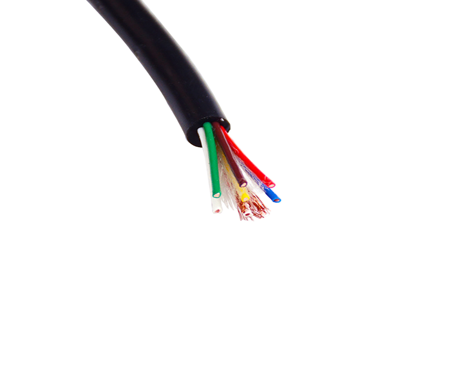 7 Core Bare Copper Wire FEP Shield Cable and Jacket Silicone Rubber Wire 3