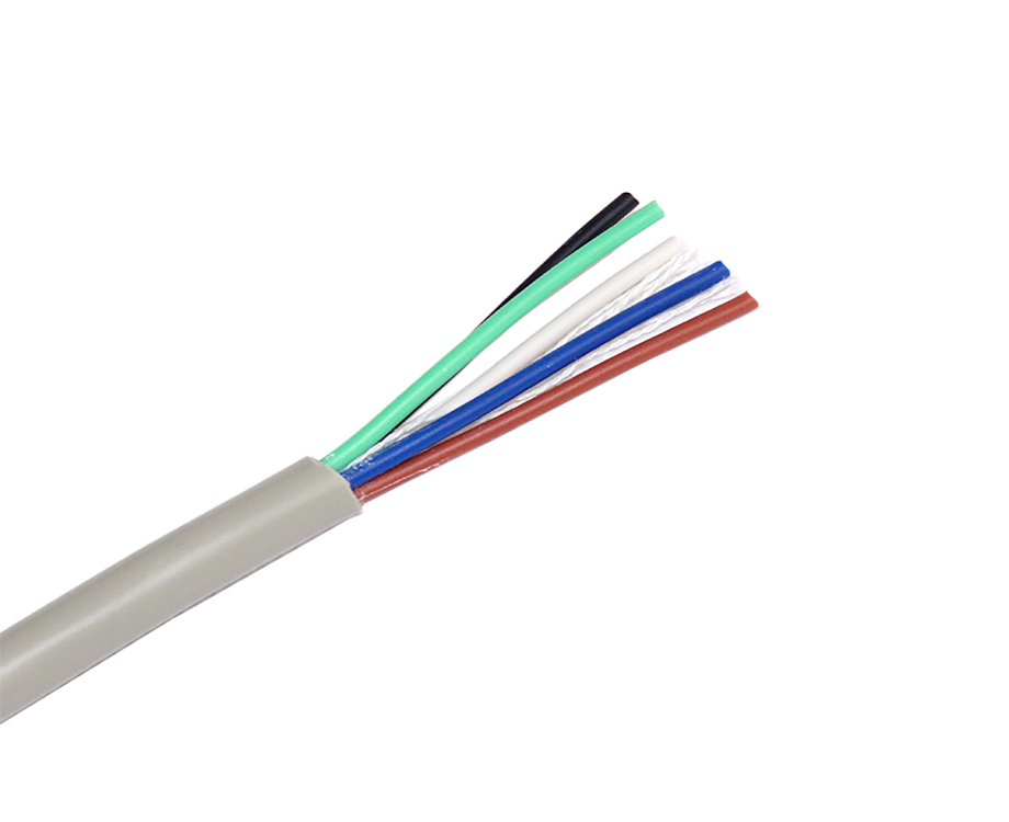 Strand Copper 5 Core PVC Insulation Electrical Wires 20AWG 2