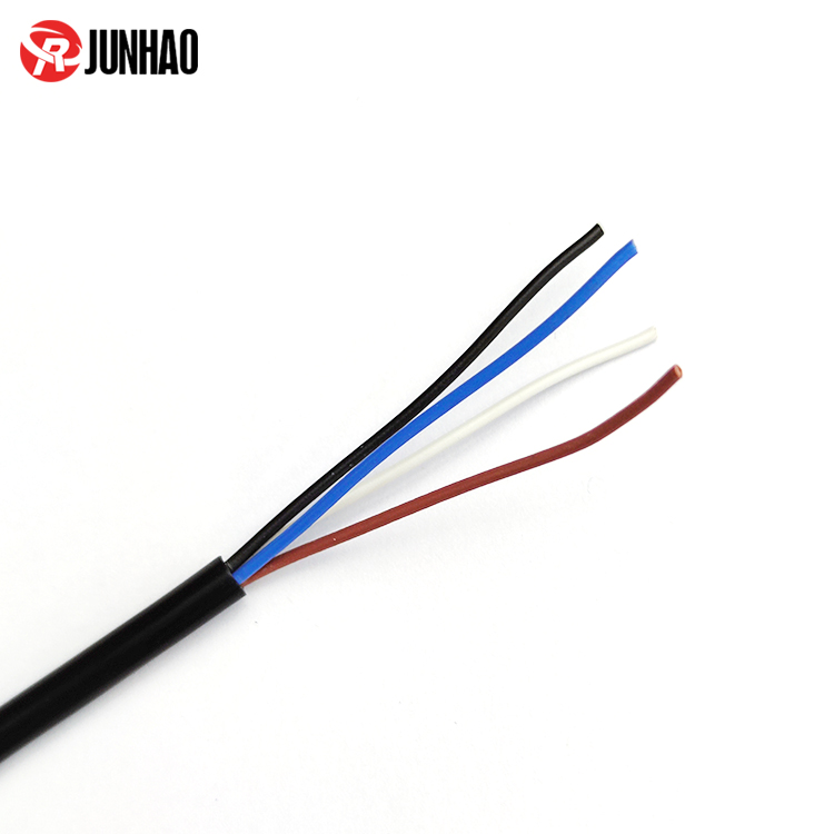 4 Core PVC Insulated Cables 22AWG 24AWG Flexible PVC Cable