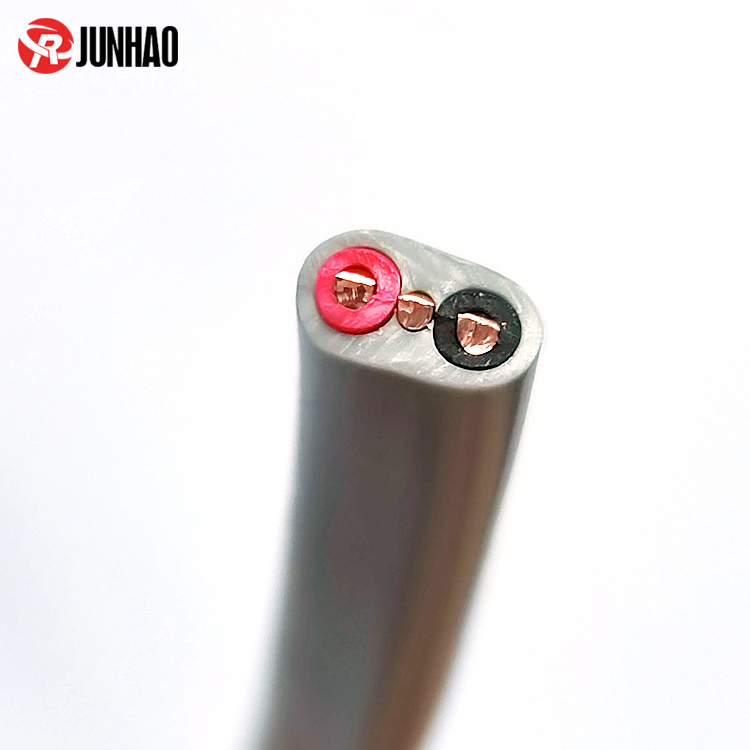 PVC Flat Cable with Drain Wire 2.5MM Twin Flat Cable PVC 2 Core Flat Cable